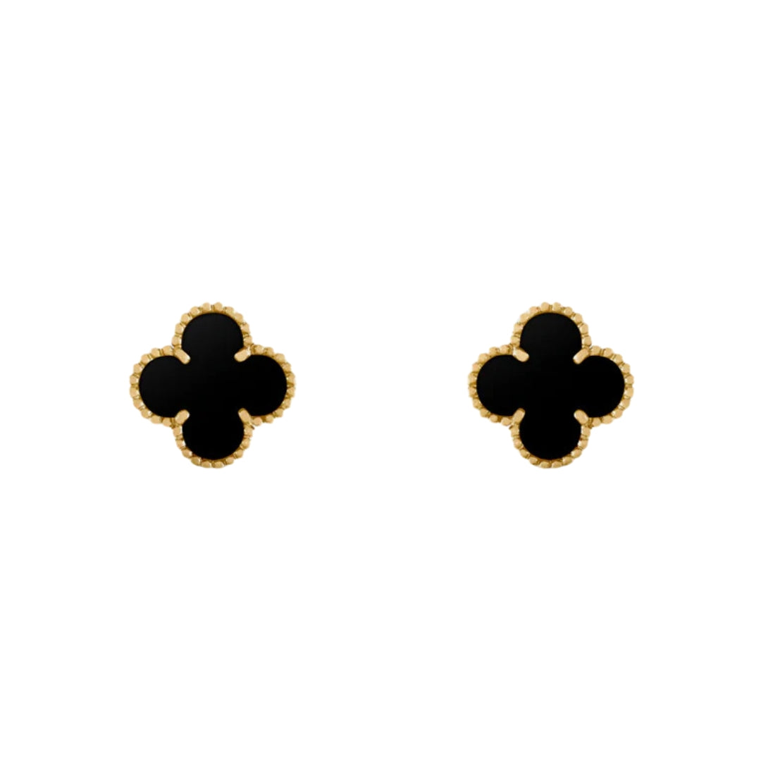 CLOVER | Earrings Black