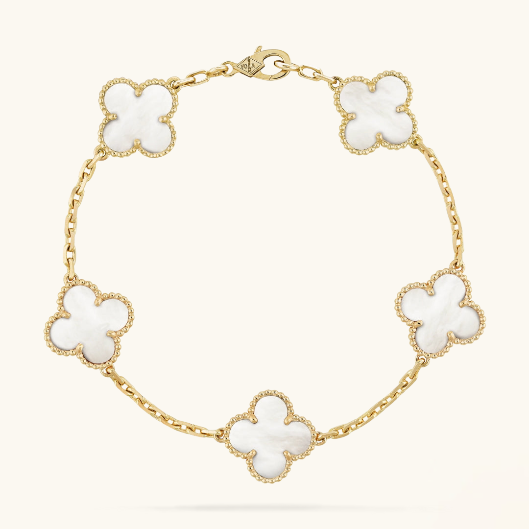 CLOVER | Bracelet White