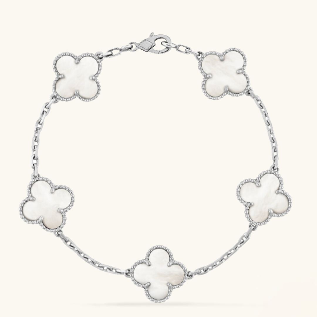 CLOVER | Bracelet White