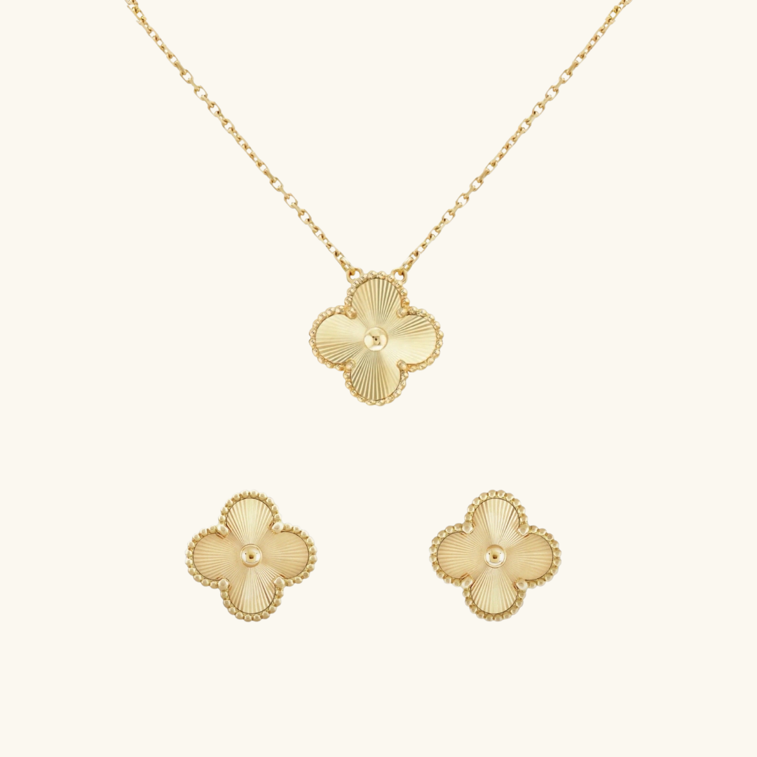 CLOVER | Duoset Gold Guilloché