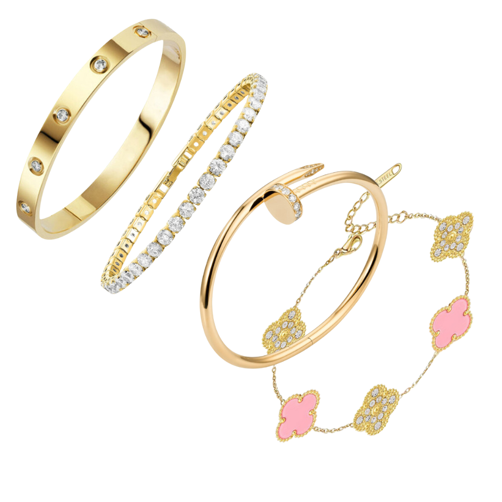 4-piece | Gold Bracelet Set