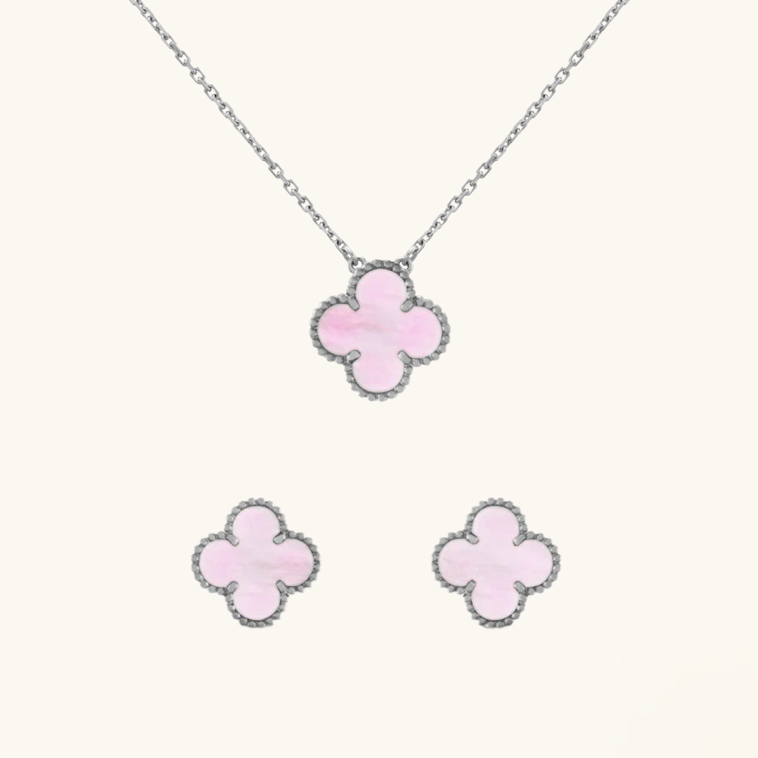 CLOVER | Duo Set Pink/Silver