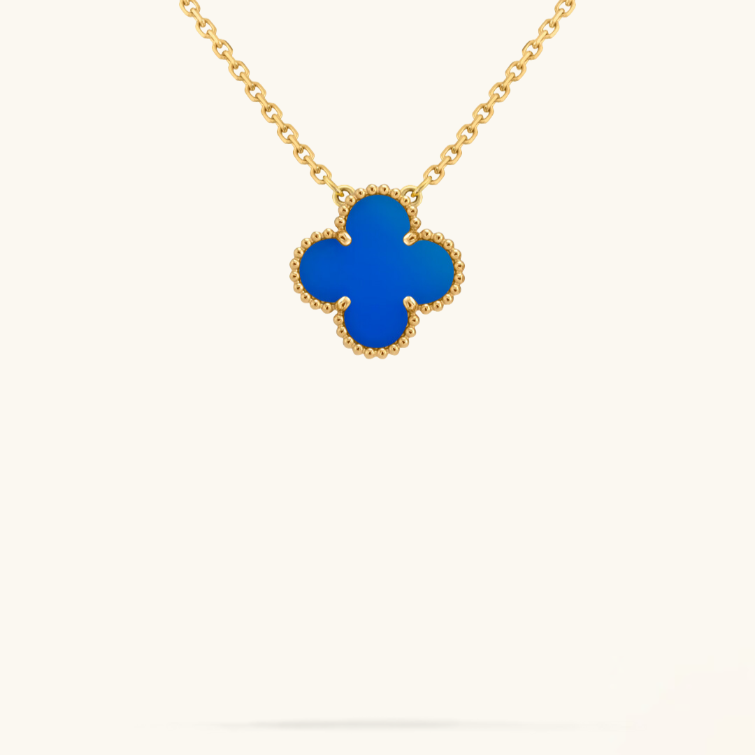 CLOVER | Necklace Blue