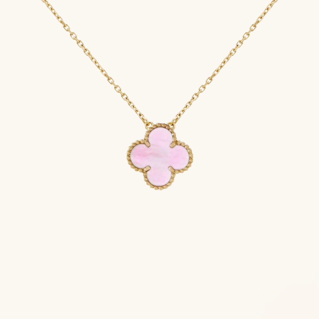CLOVER | Necklace Pink