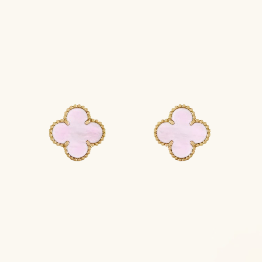 CLOVER | Earrings Pink
