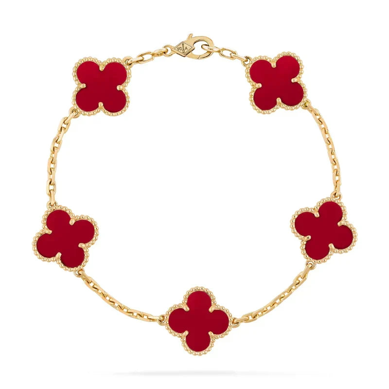 CLOVER | Premium Red Jewellery Set