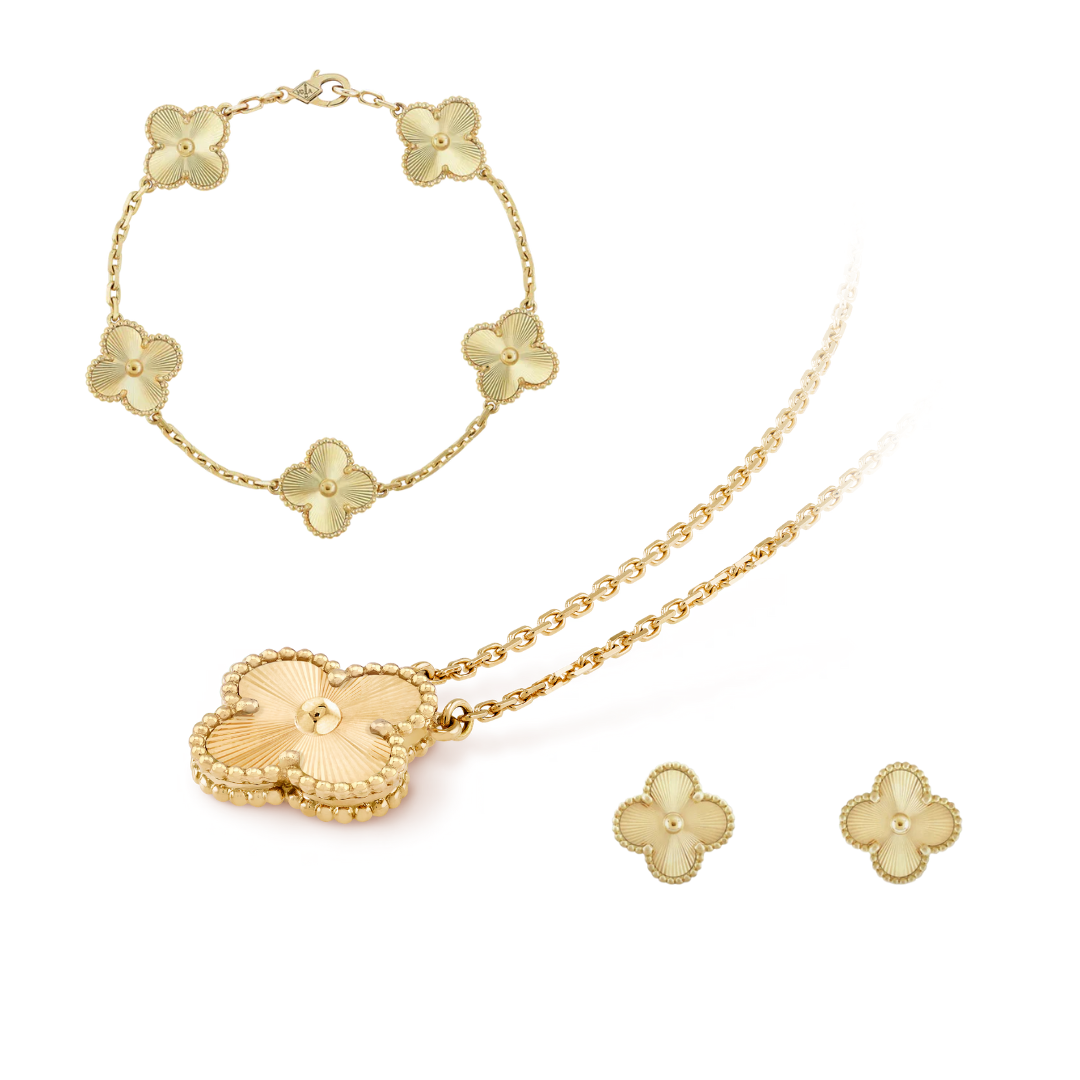 CLOVER | Premium Gold Jewellery Set