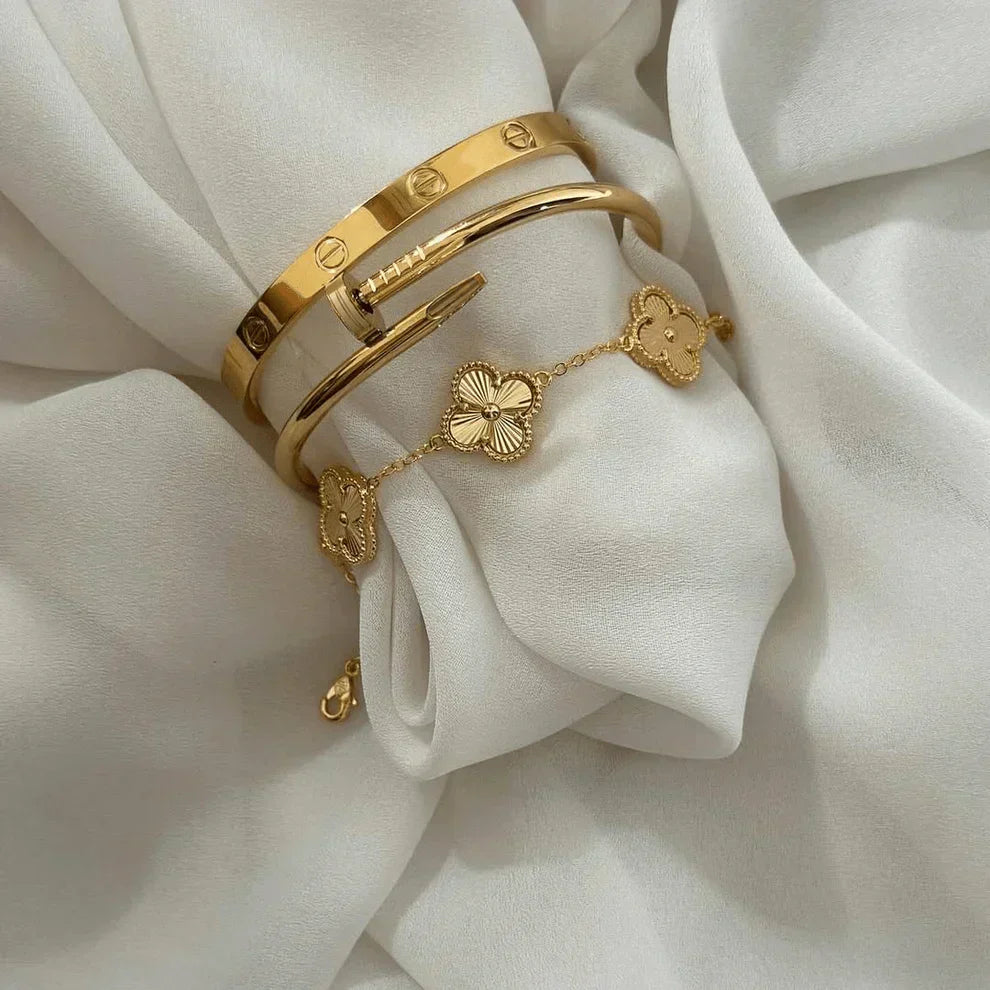 3-piece | Gold Bracelet Set